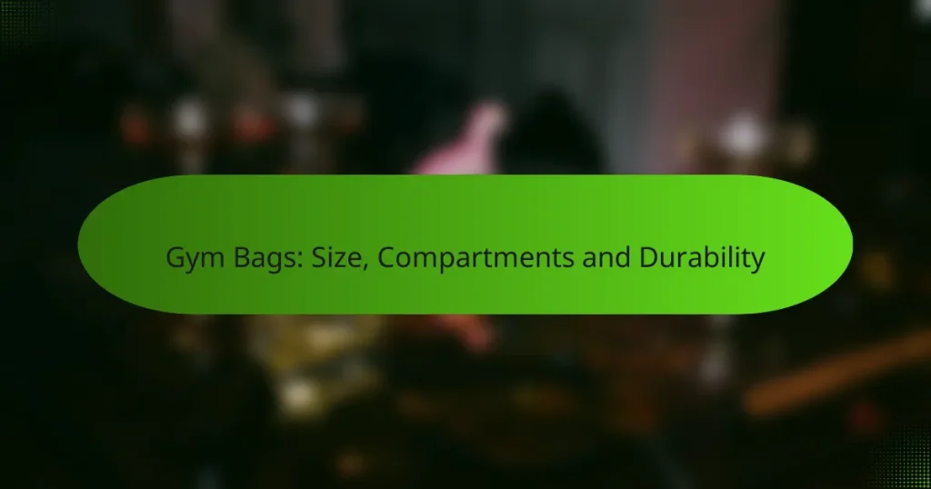 Gym Bags: Size, Compartments and Durability