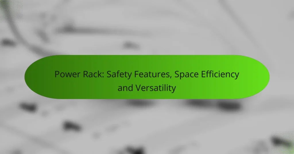 Power Rack: Safety Features, Space Efficiency and Versatility