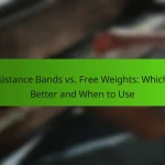 Resistance Bands vs. Free Weights: Which Is Better and When to Use