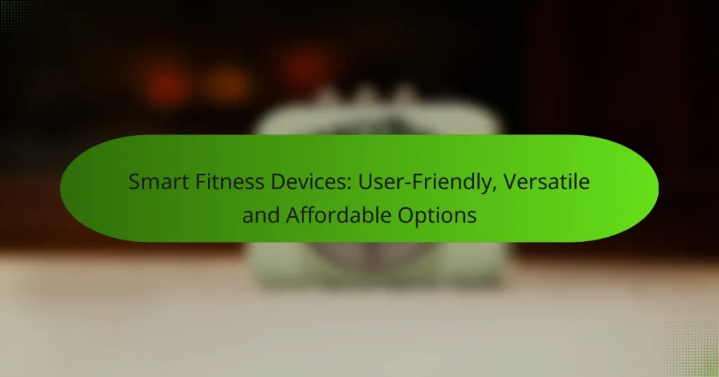 Smart Fitness Devices: User-Friendly, Versatile and Affordable Options