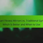 Smart Fitness Mirrors vs. Traditional Gyms: Which Is Better and When to Use