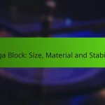 Yoga Block: Size, Material and Stability